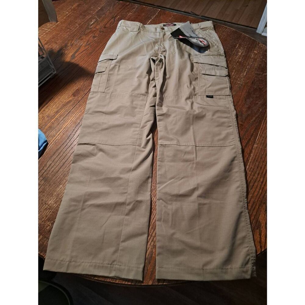 New TRU-SPEC Size 16 24-7 Series Ripstop Cargo Tactical Work Pants Tan Khaki NWT